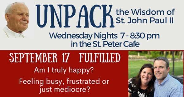 Unpack Pope Saint John Paul II