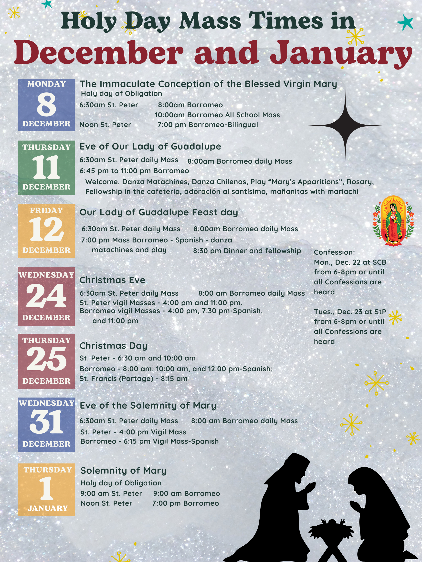 Holy Days | St. Peter Parish